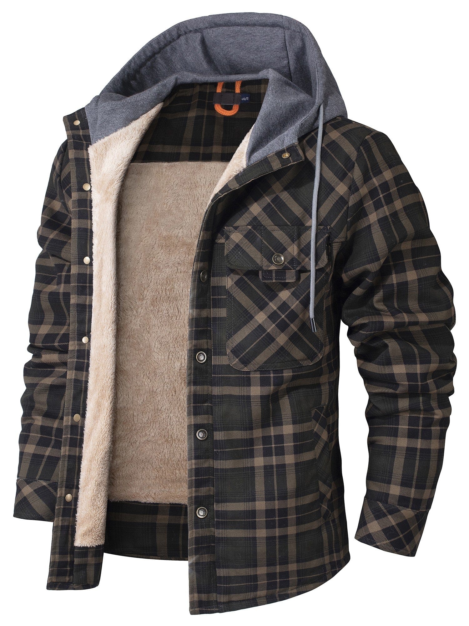 Nolan - Stylish and comfortable tartan hoodie jacket