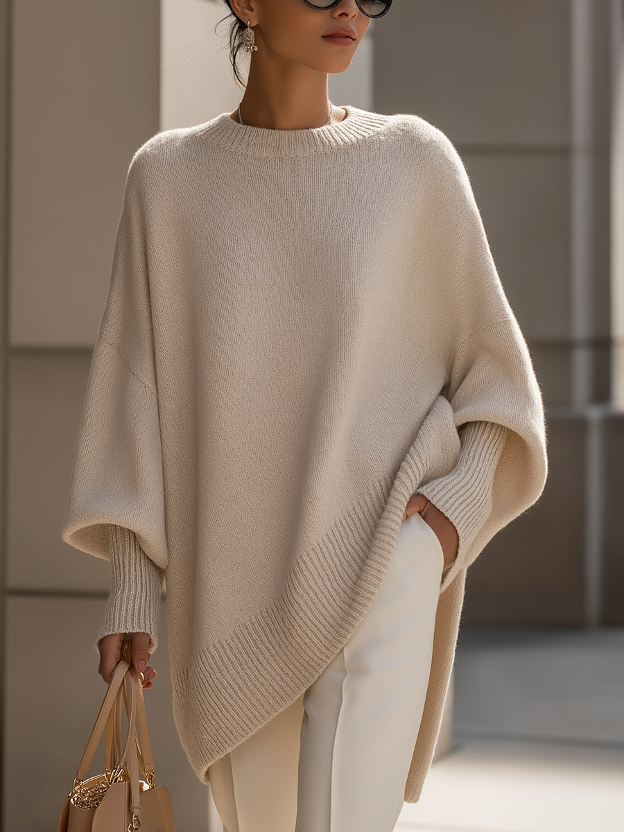 Mandy – Stylish Effortless Elegance Oversized Poncho