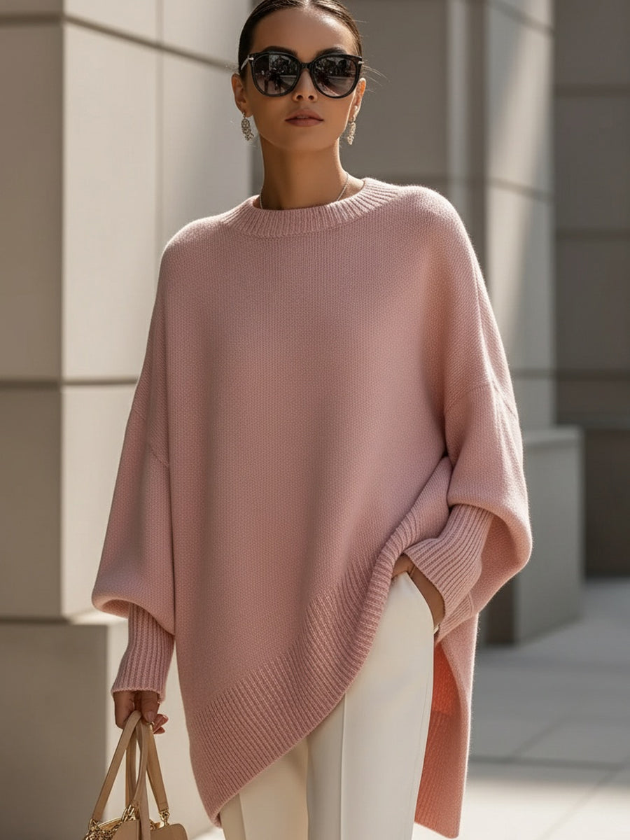 Mandy – Stylish Effortless Elegance Oversized Poncho