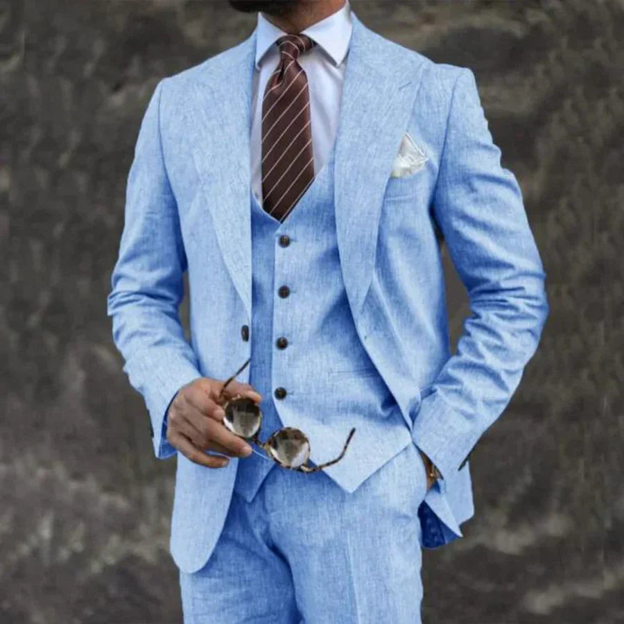 Elegant Men's Three-Piece Suit Carson