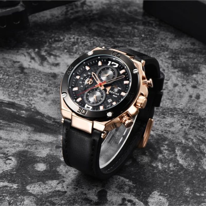 Multifunction Sports Quartz Chronograph Watch