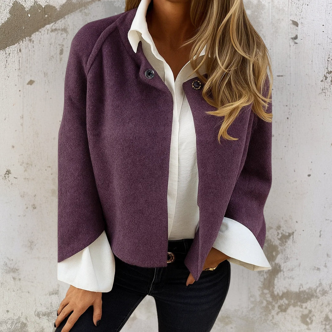Marion - Elegant Short Warm Jacket for a Sophisticated Style