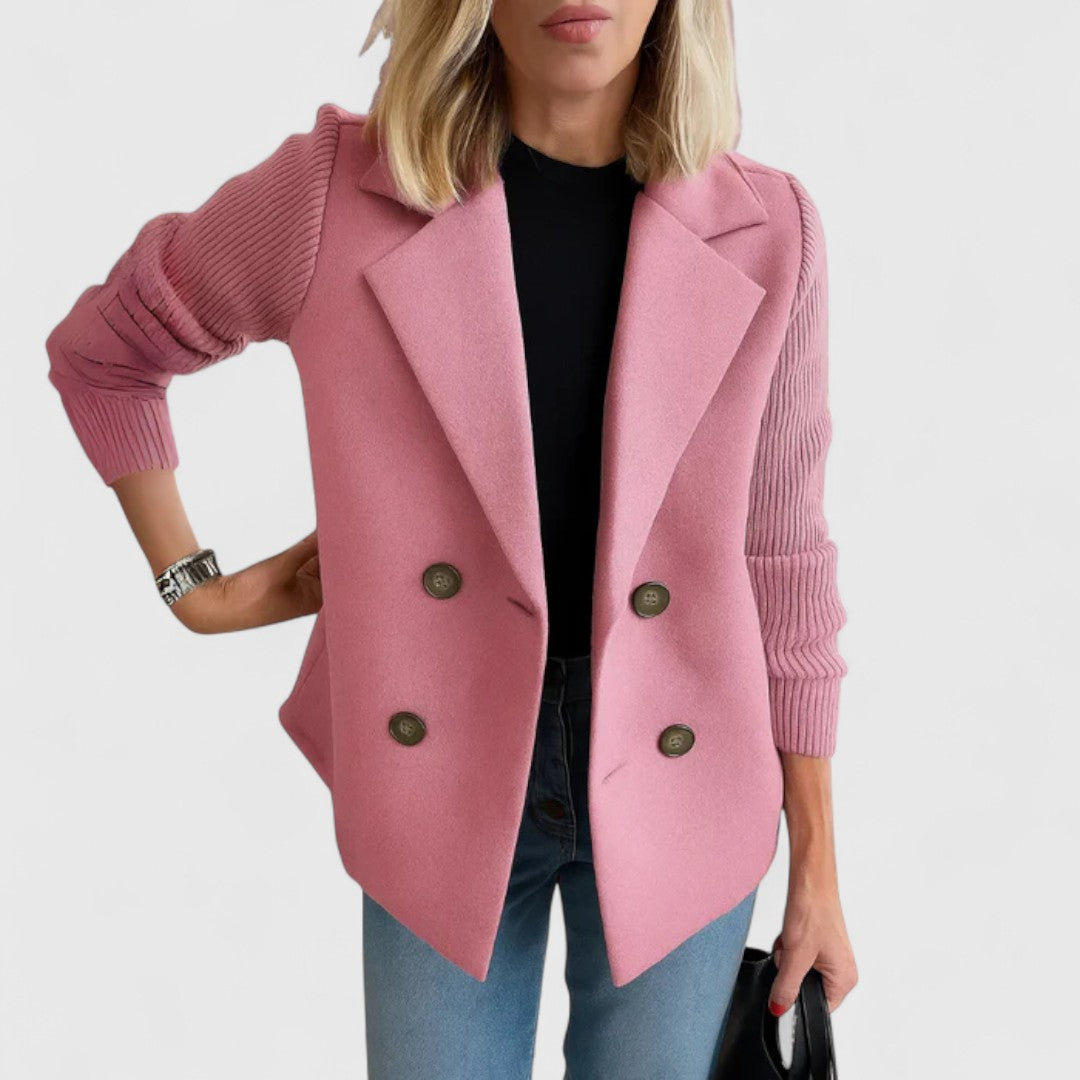Eva – Chic and Comfortable Knit Blazer for Effortless Style