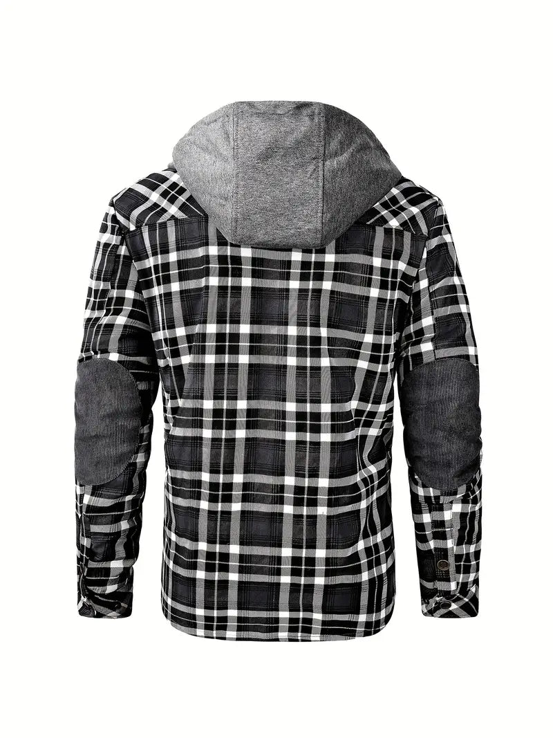 Wyatt - Must-Have Hooded Checked Jacket for Stylish Comfort