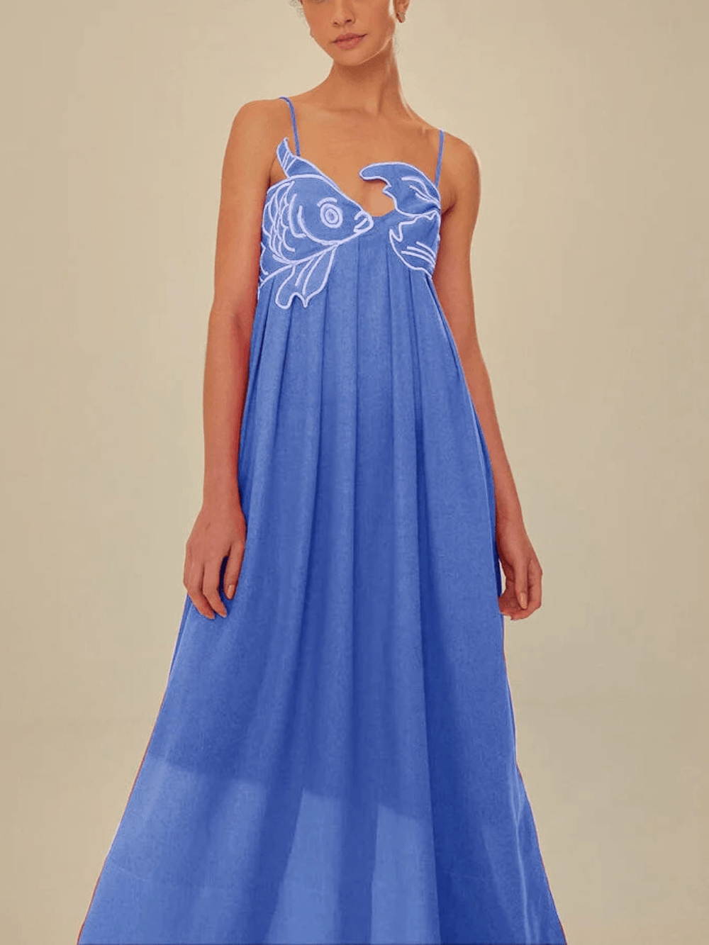 Elegant Fish Top Maxi Dress for a Stunning Look