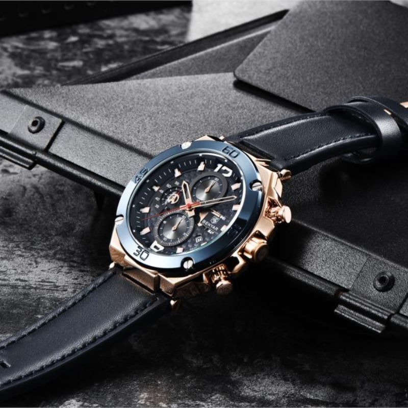 Multifunction Sports Quartz Chronograph Watch