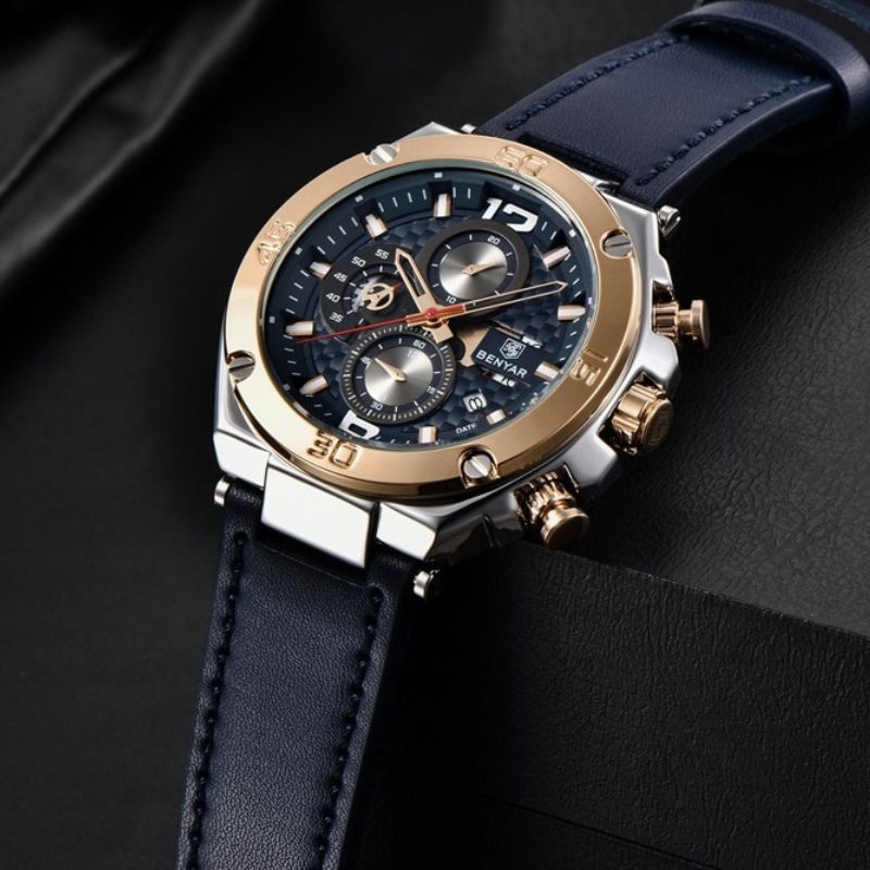 Multifunction Sports Quartz Chronograph Watch