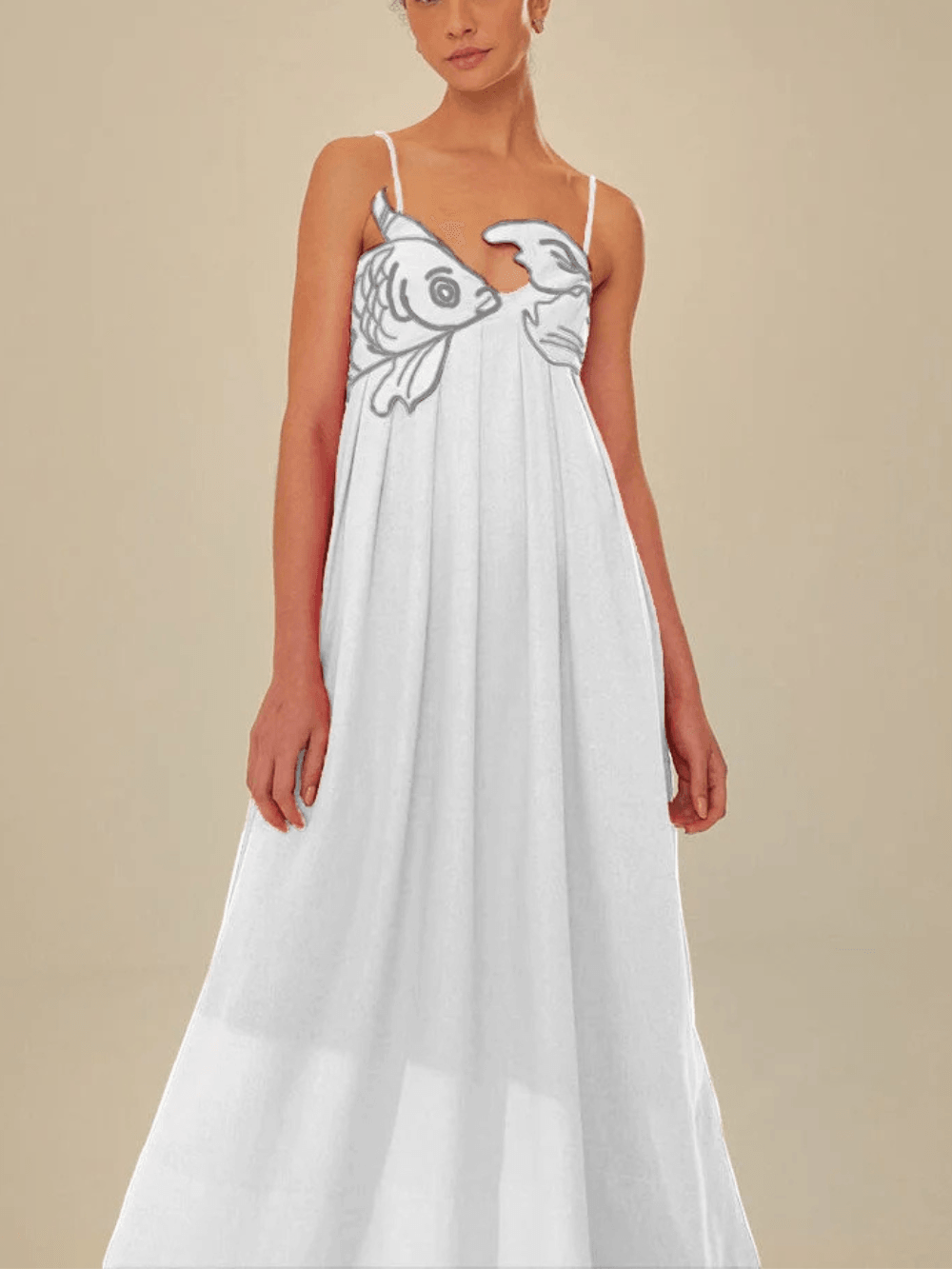 Elegant Fish Top Maxi Dress for a Stunning Look