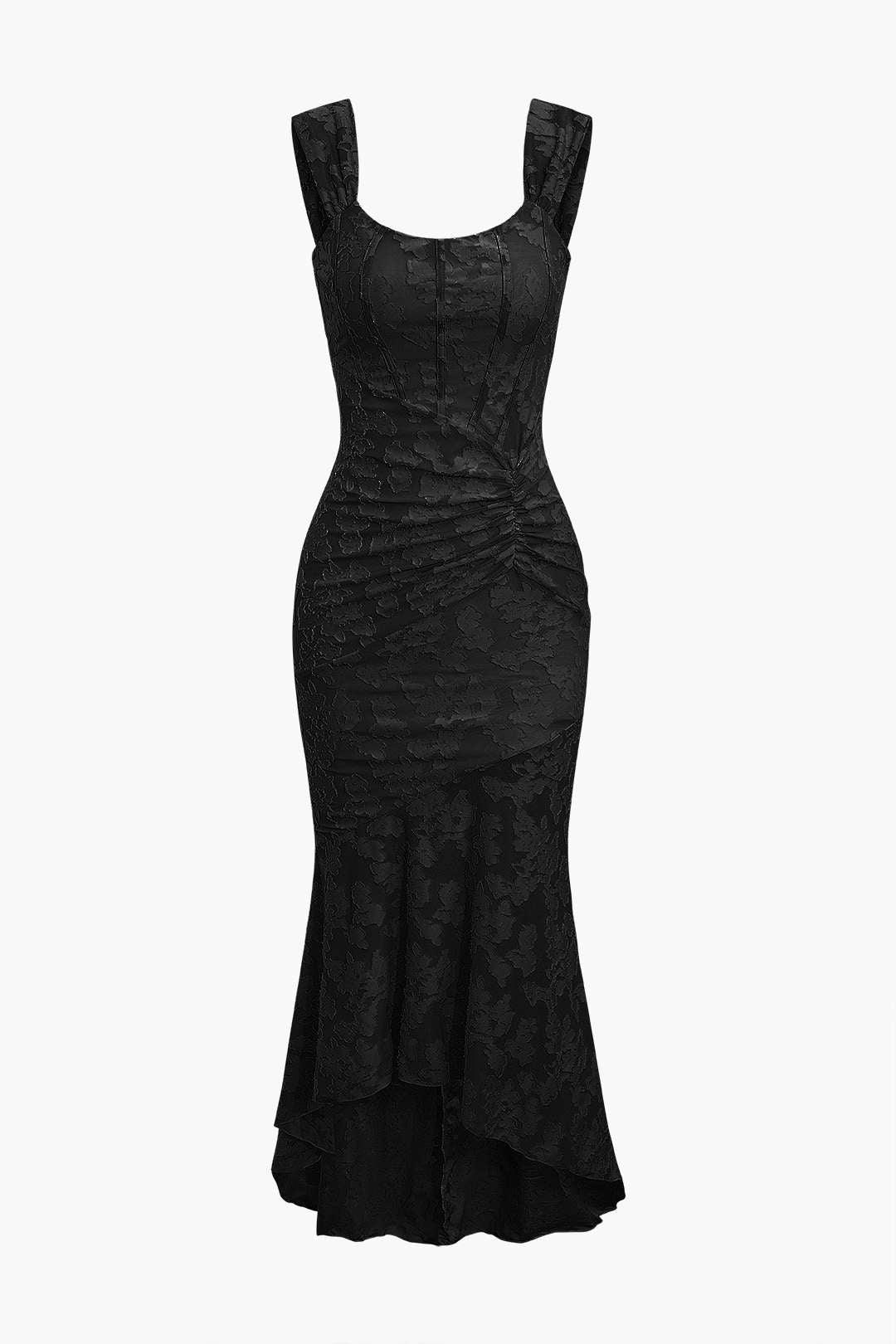 Black Bell floral long dress for an elegantly bohemian look