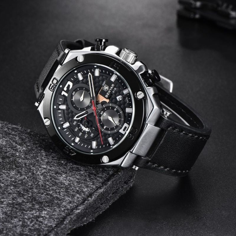 Multifunction Sports Quartz Chronograph Watch