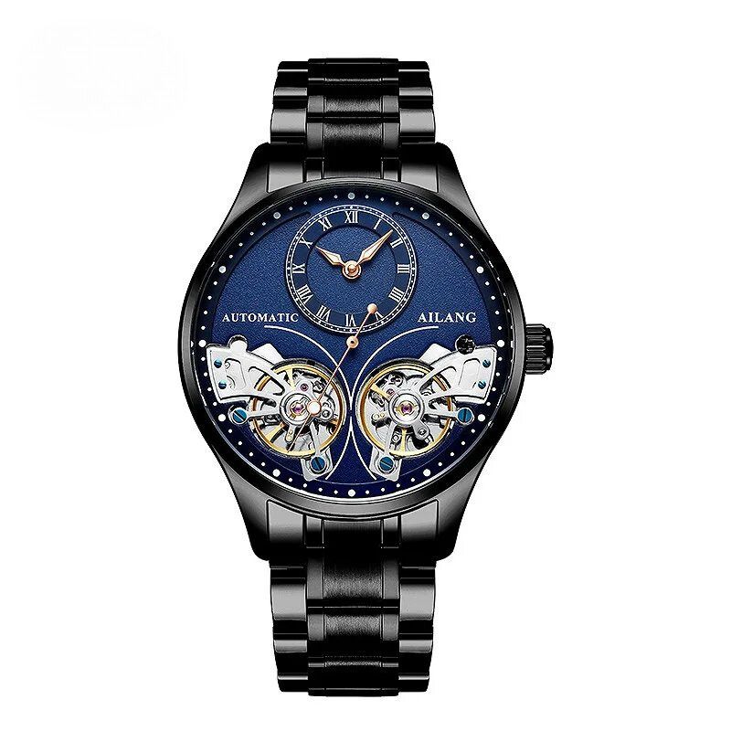 Luxury Double Tourbillon Luminous Mechanical Watch