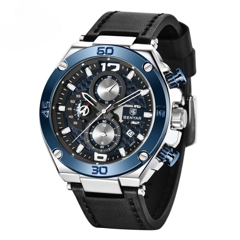 Multifunction Sports Quartz Chronograph Watch