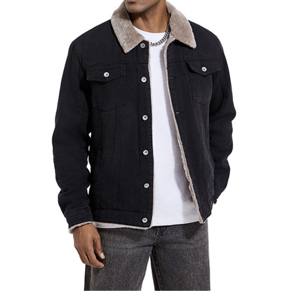 Gabriel | Elegant Denim Jacket – Timeless and Sophisticated Style