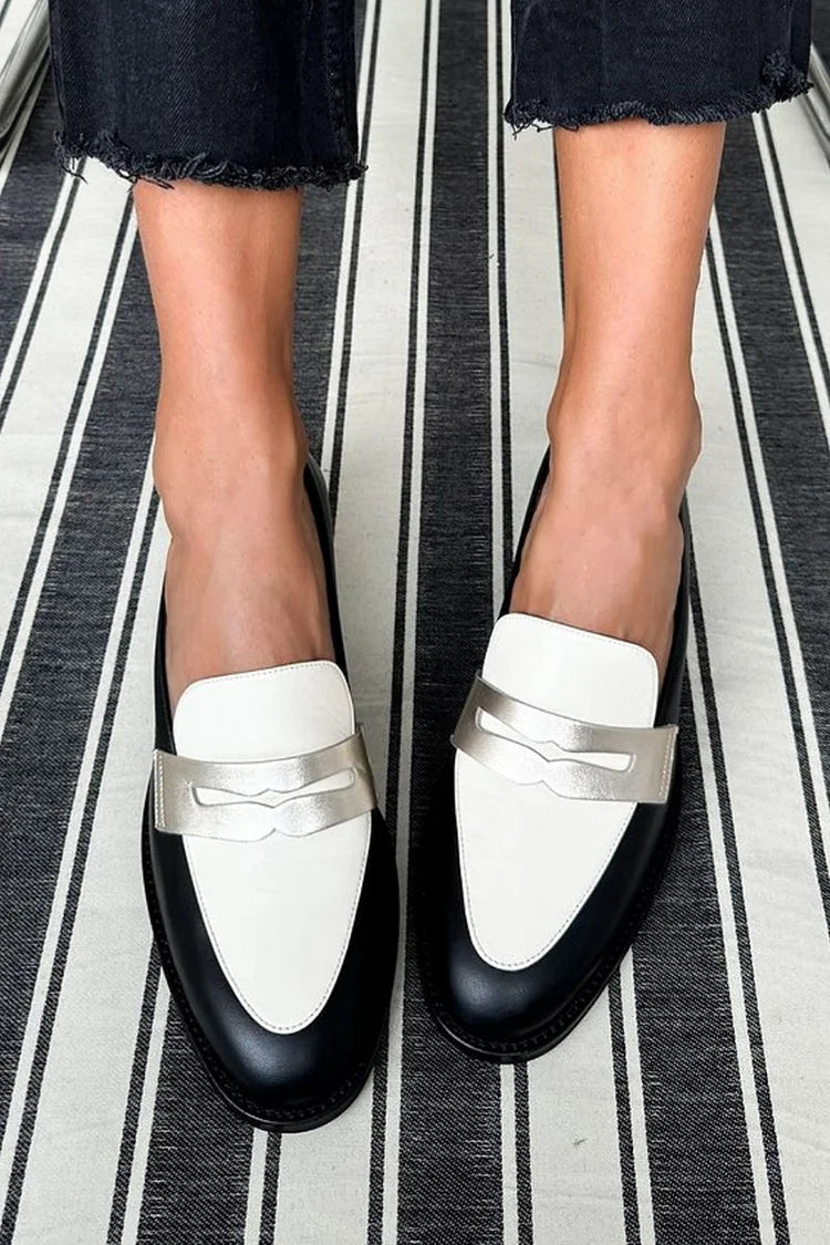 Timeless Monochrome Classic Loafers