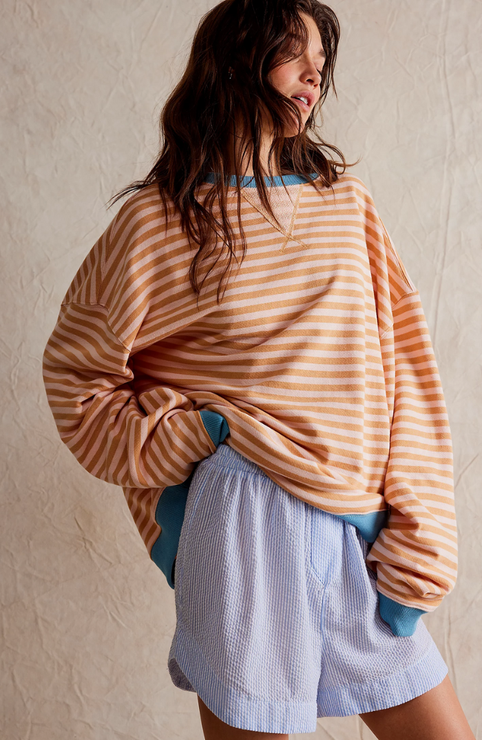 LINDA - Oversized striped sweater for a trendy and comfortable look