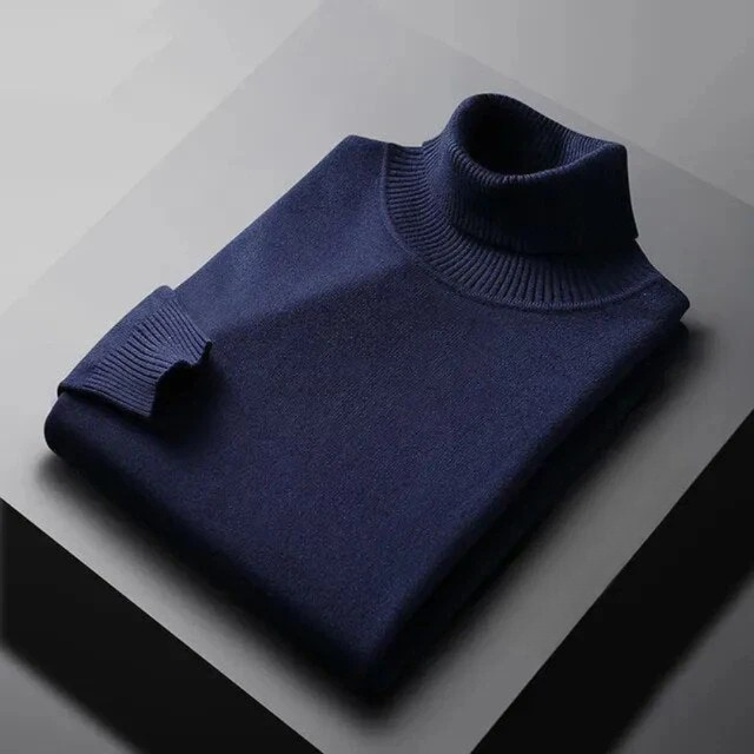 Monte Carlo Cashmere Turtleneck Sweater - Luxuriously Soft & Timeless