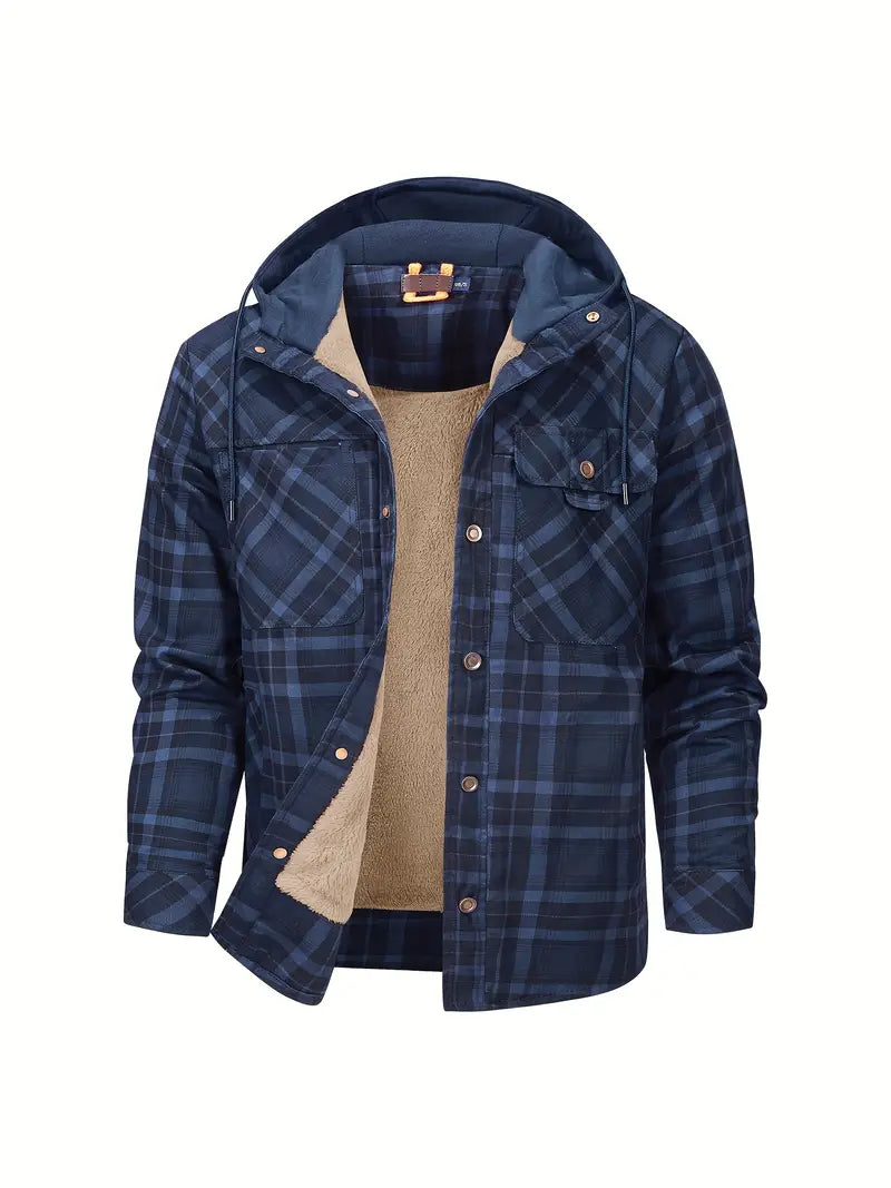 Wyatt - Must-Have Hooded Checked Jacket for Stylish Comfort