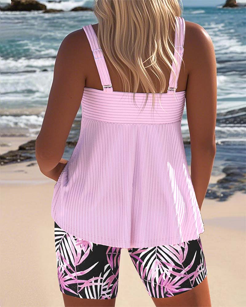 Muse® Colorful Tankini Set – Vibrant, Flattering Swimwear for Pool & Beach
