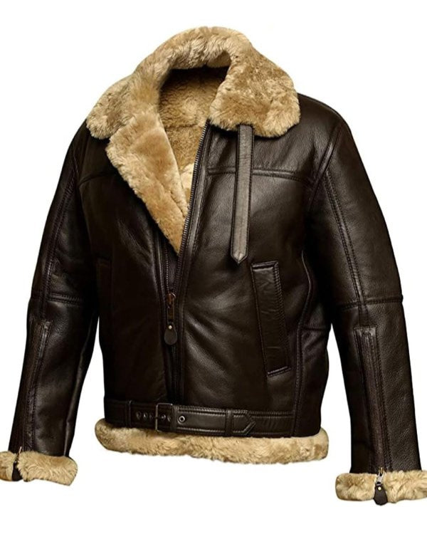 Timeless Shearling Leather Jacket