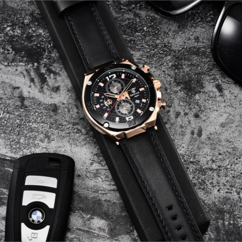Multifunction Sports Quartz Chronograph Watch