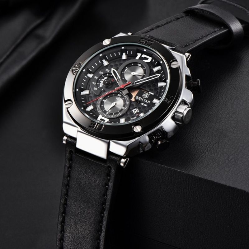Multifunction Sports Quartz Chronograph Watch