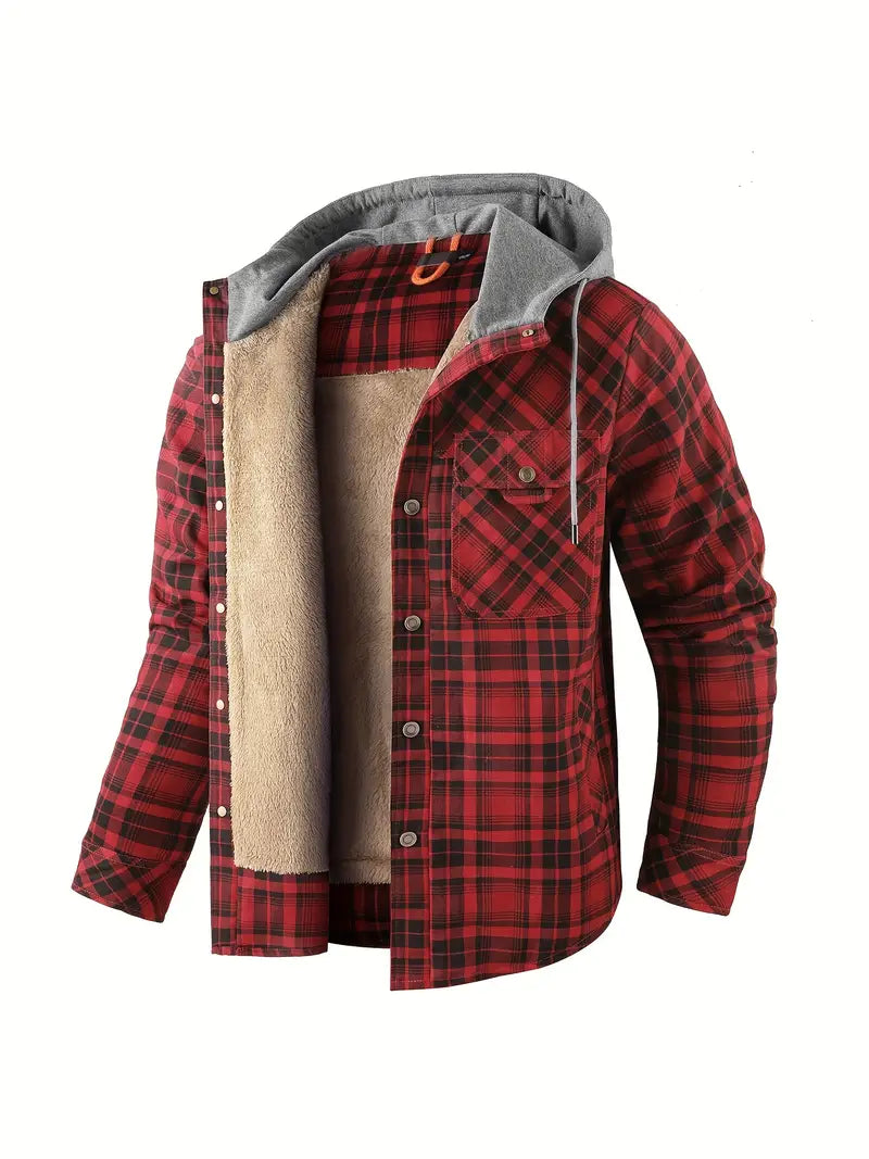 Wyatt - Must-Have Hooded Checked Jacket for Stylish Comfort