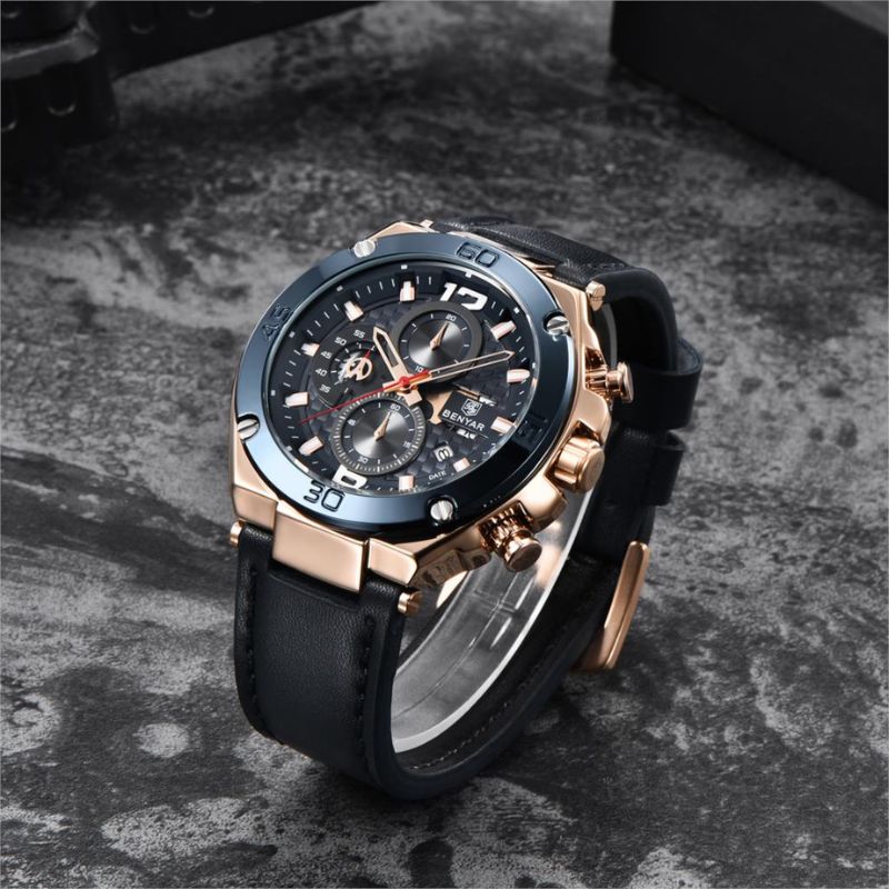 Multifunction Sports Quartz Chronograph Watch