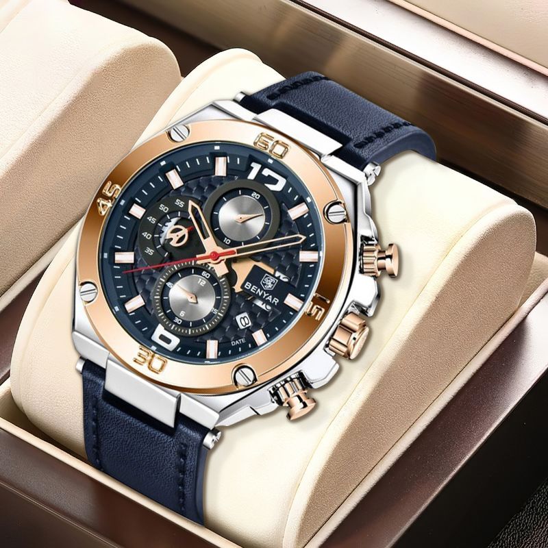 Multifunction Sports Quartz Chronograph Watch
