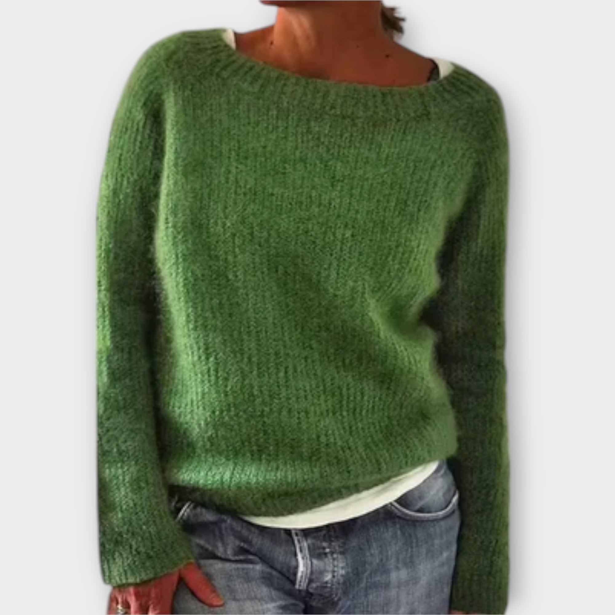 Josu – Solid Knit Pullover for Stylish Comfort
