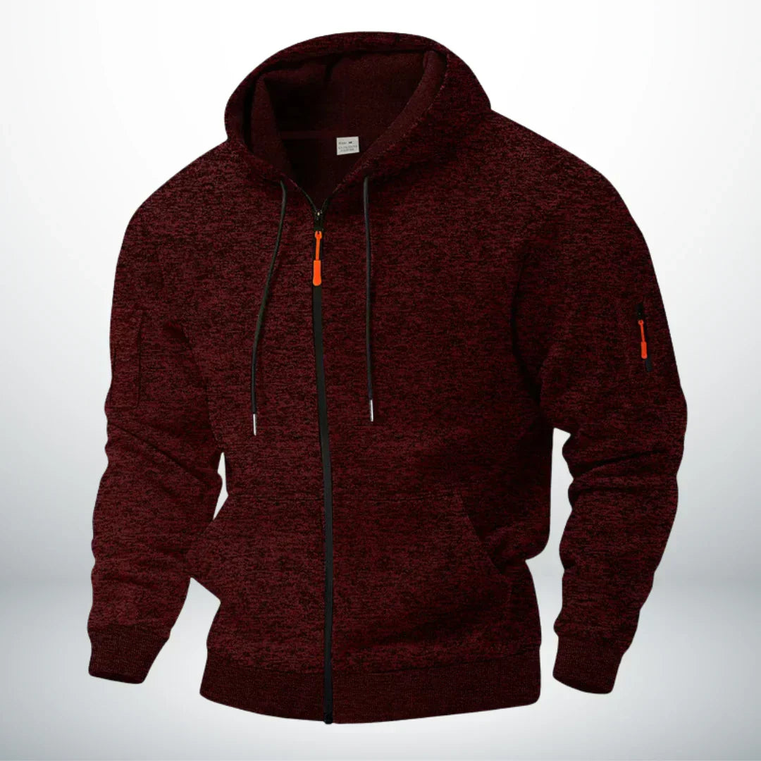 Men's Thermal Fleece Jacket with Zipper