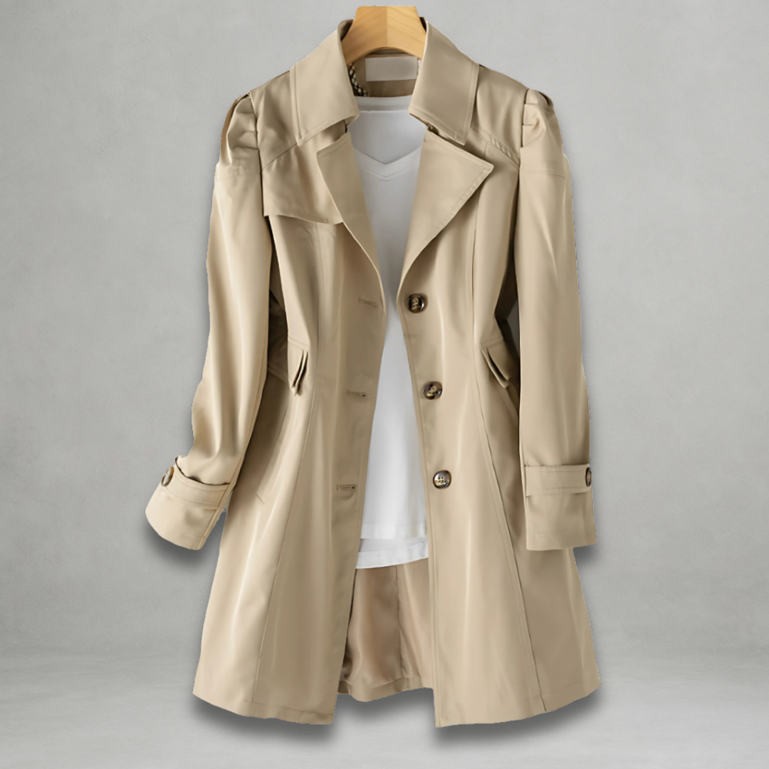 Jinkee | Elegant Autumn Trench Coat for a Sophisticated Style