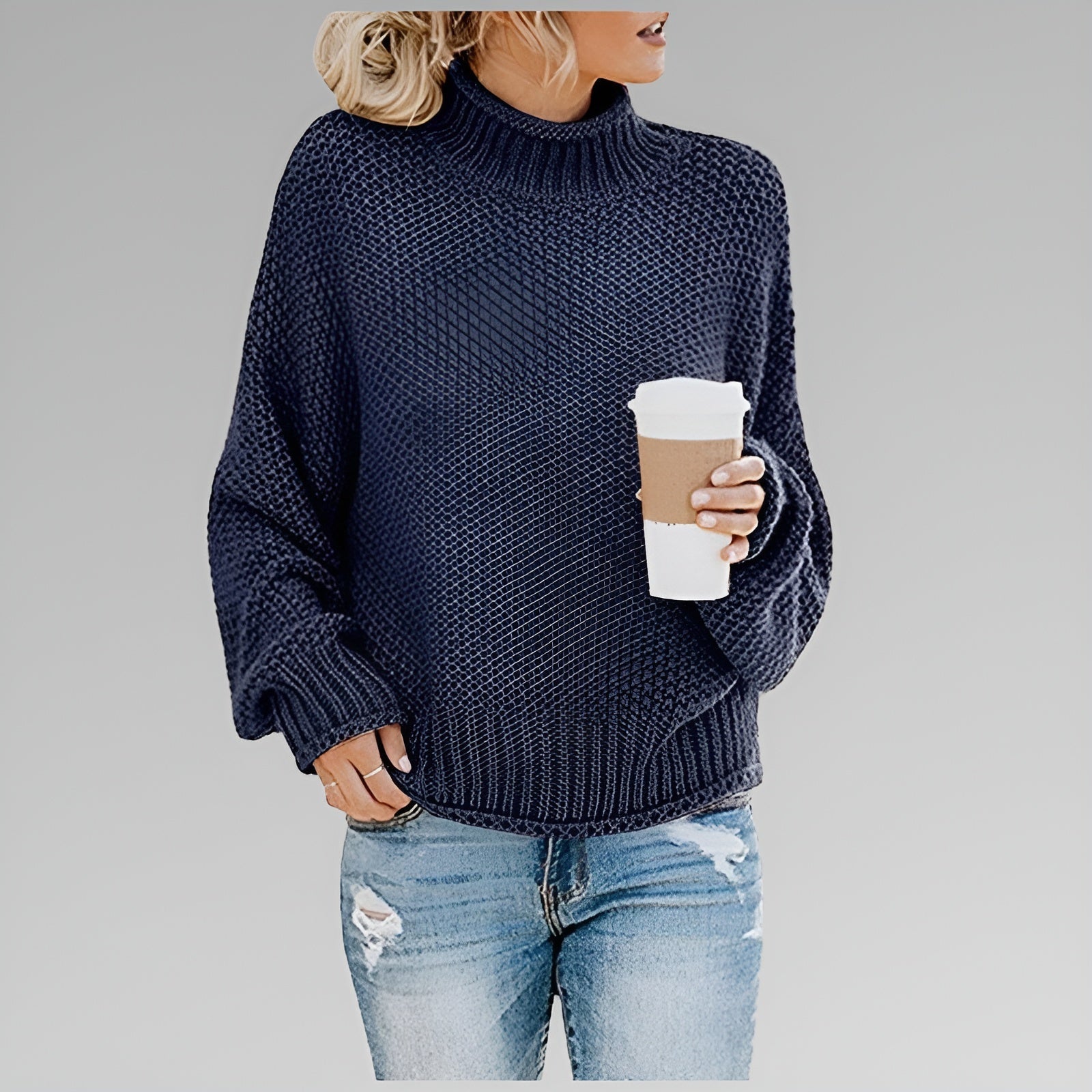 Amy | Classic Shoulder Sweater Fashion
