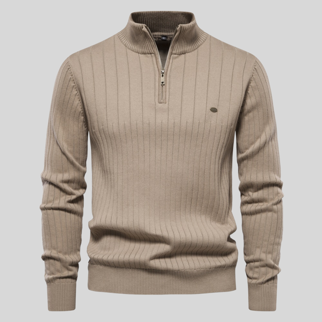 Viggo | Luxe Half Zip Sweater for Stylish Comfort
