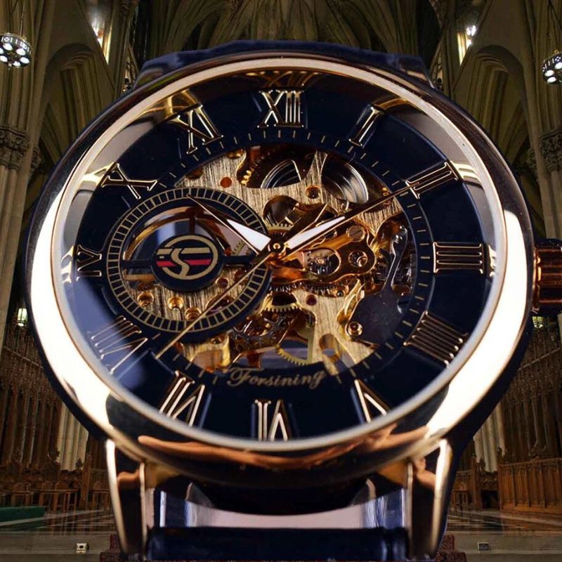 Elegant luxury mechanical watch for a sophisticated style