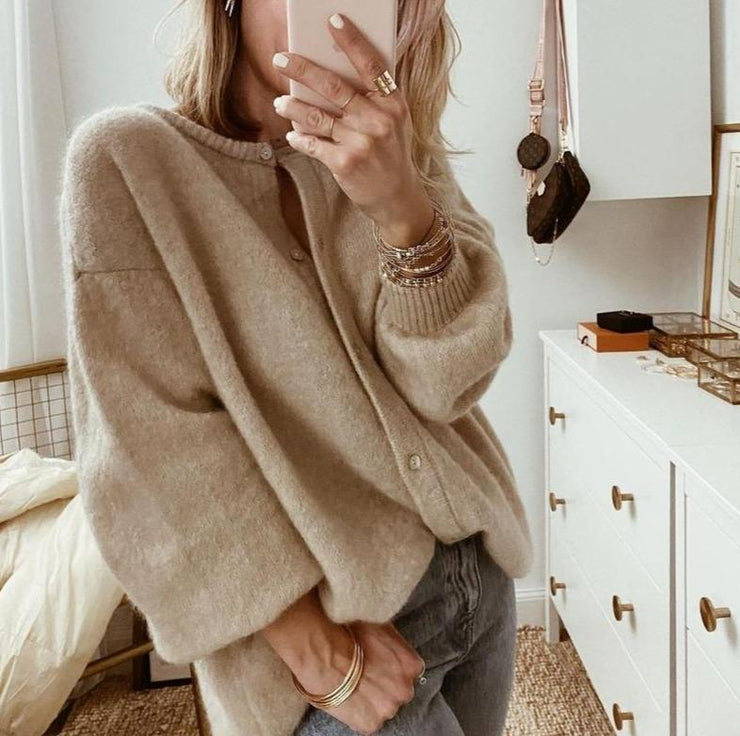 Hailey | Women's Cozy Winter Casual Button-Up Knit Cardigan for Warmth and Style