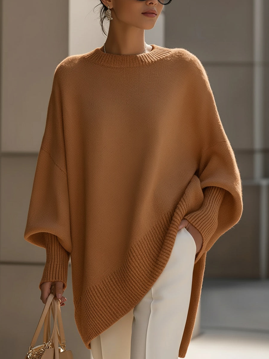 Mandy – Stylish Effortless Elegance Oversized Poncho
