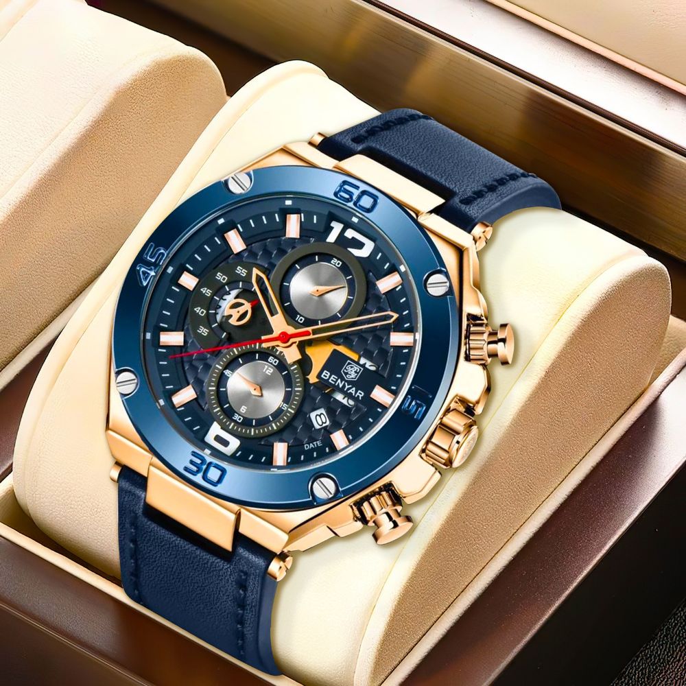 Multifunction Sports Quartz Chronograph Watch