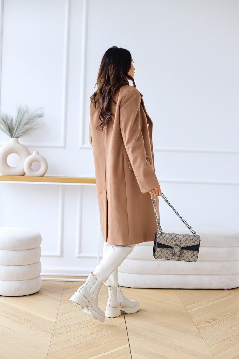 Noor | Elegant Double-Slit Classic Style Women's Coat