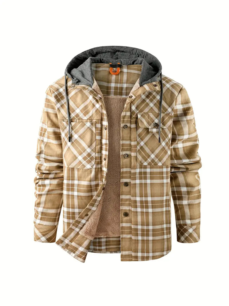 Wyatt - Must-Have Hooded Checked Jacket for Stylish Comfort