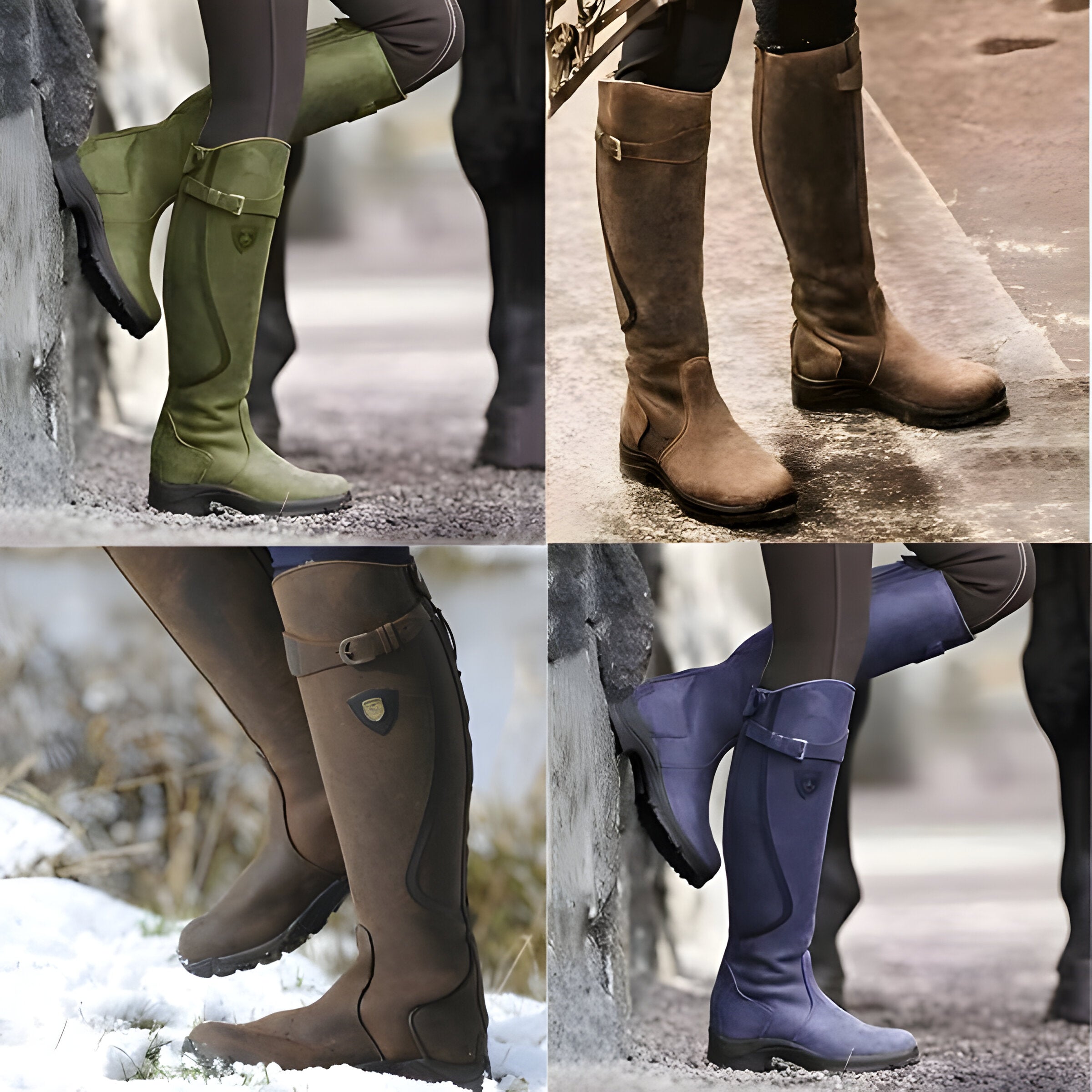 All-Day Comfort Leather Boots with Support