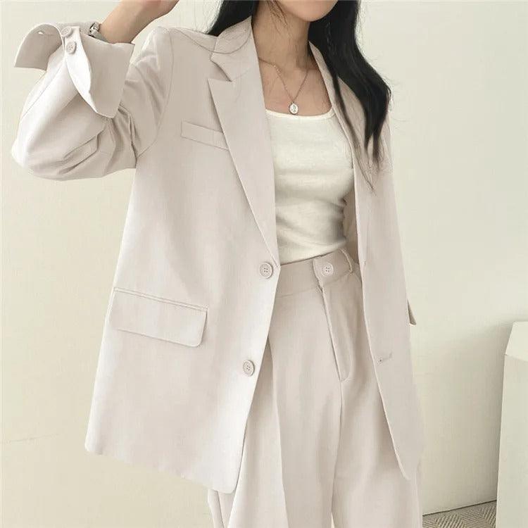 Hailey | Elegant Women's Suit with Long Blazer and Sophisticated Tailored Set