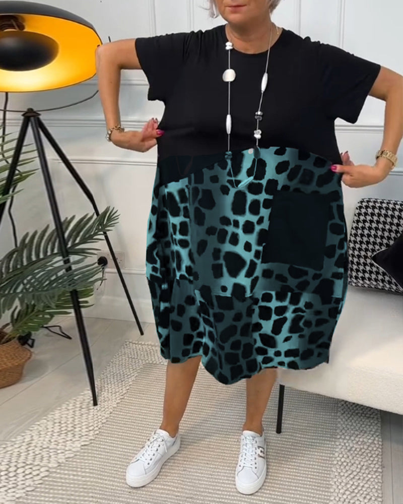 Airy Summer Dress with a Flattering Round Neckline