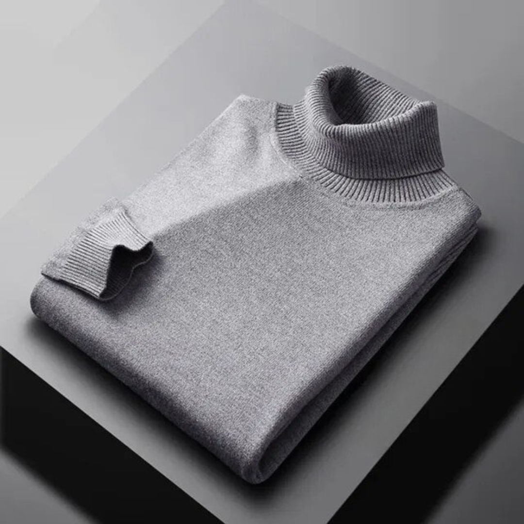 Monte Carlo Cashmere Turtleneck Sweater - Luxuriously Soft & Timeless