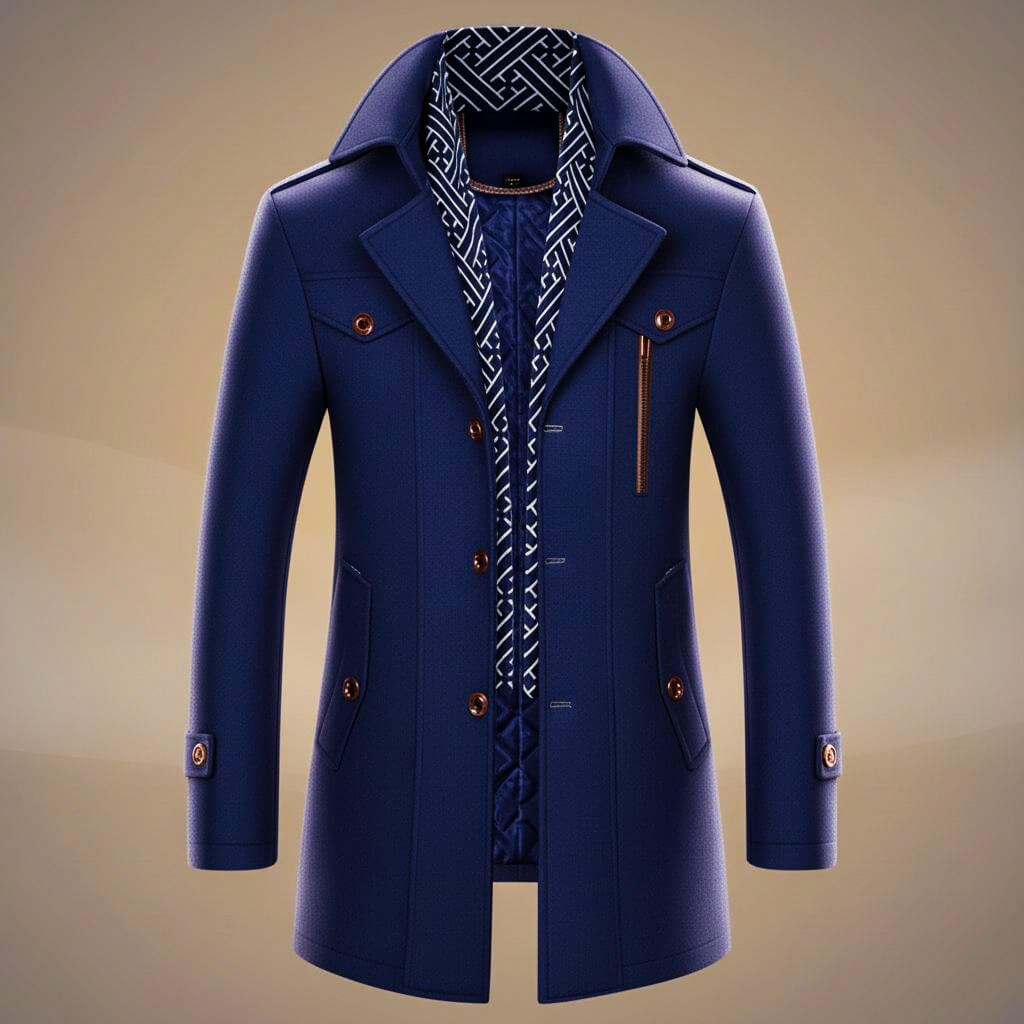 Kensworth Legacy Luxe Virgin Wool Coat for Elegant Warmth