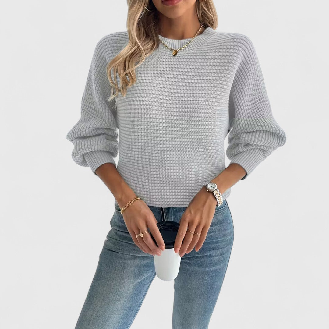 Sophia - Fuzzy Pullover for an Elegant Look