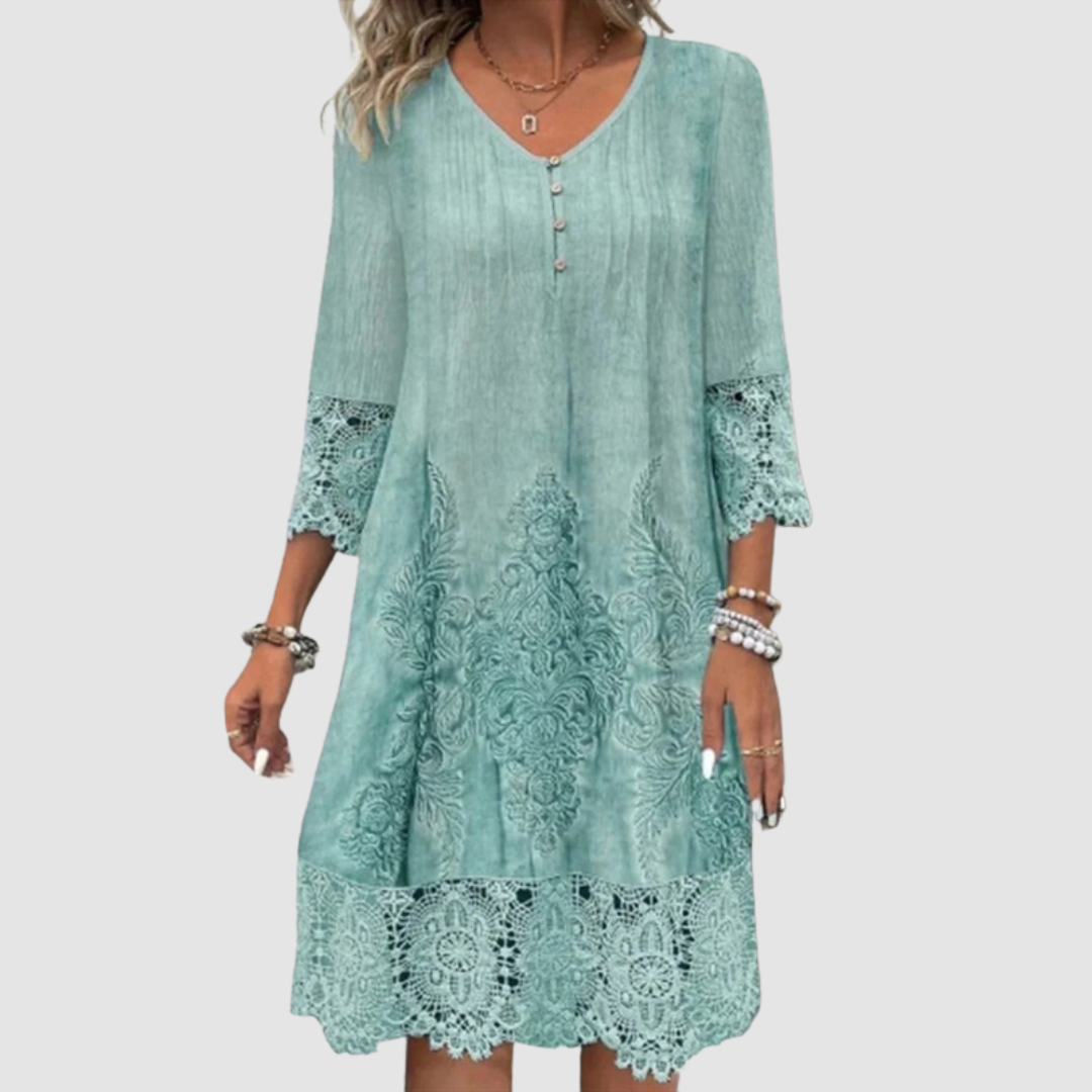 Jacquelin™ Exquisite Lace Dress