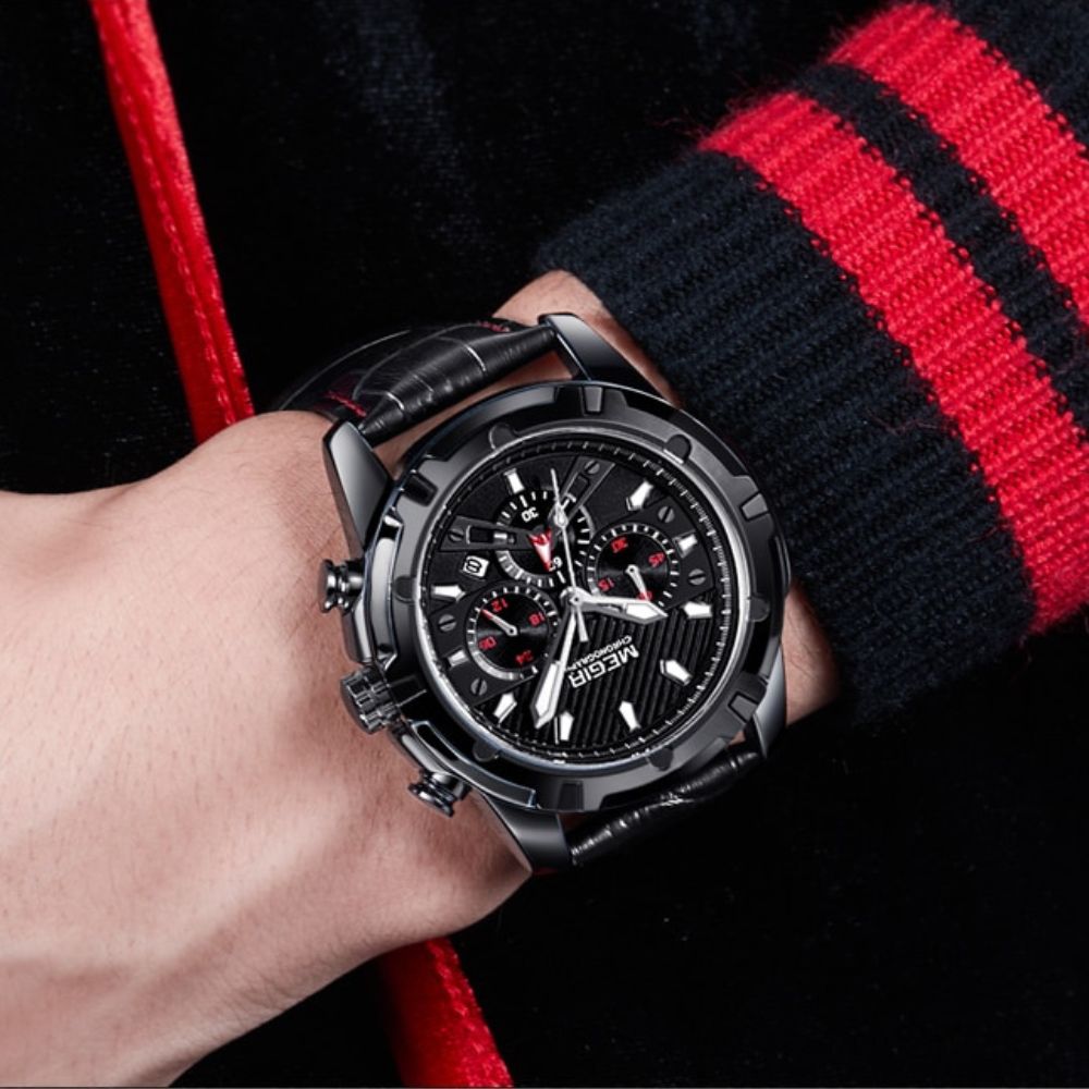 Luxury Military Chronograph Watch for Sports