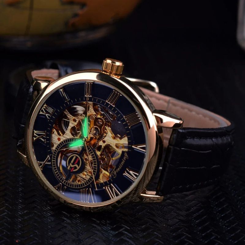 Elegant luxury mechanical watch for a sophisticated style