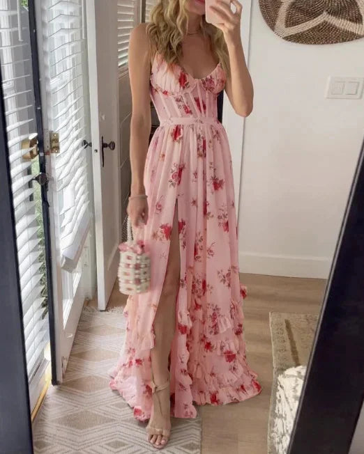 Floral Print Midi Dress