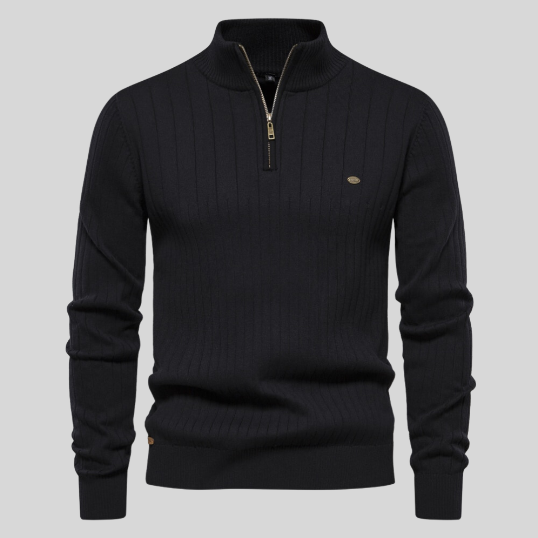 Viggo | Luxe Half Zip Sweater for Stylish Comfort